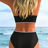 Bikini – Kontrastní design se dvěma páskami