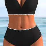 Bikini – Kontrastní design se dvěma páskami