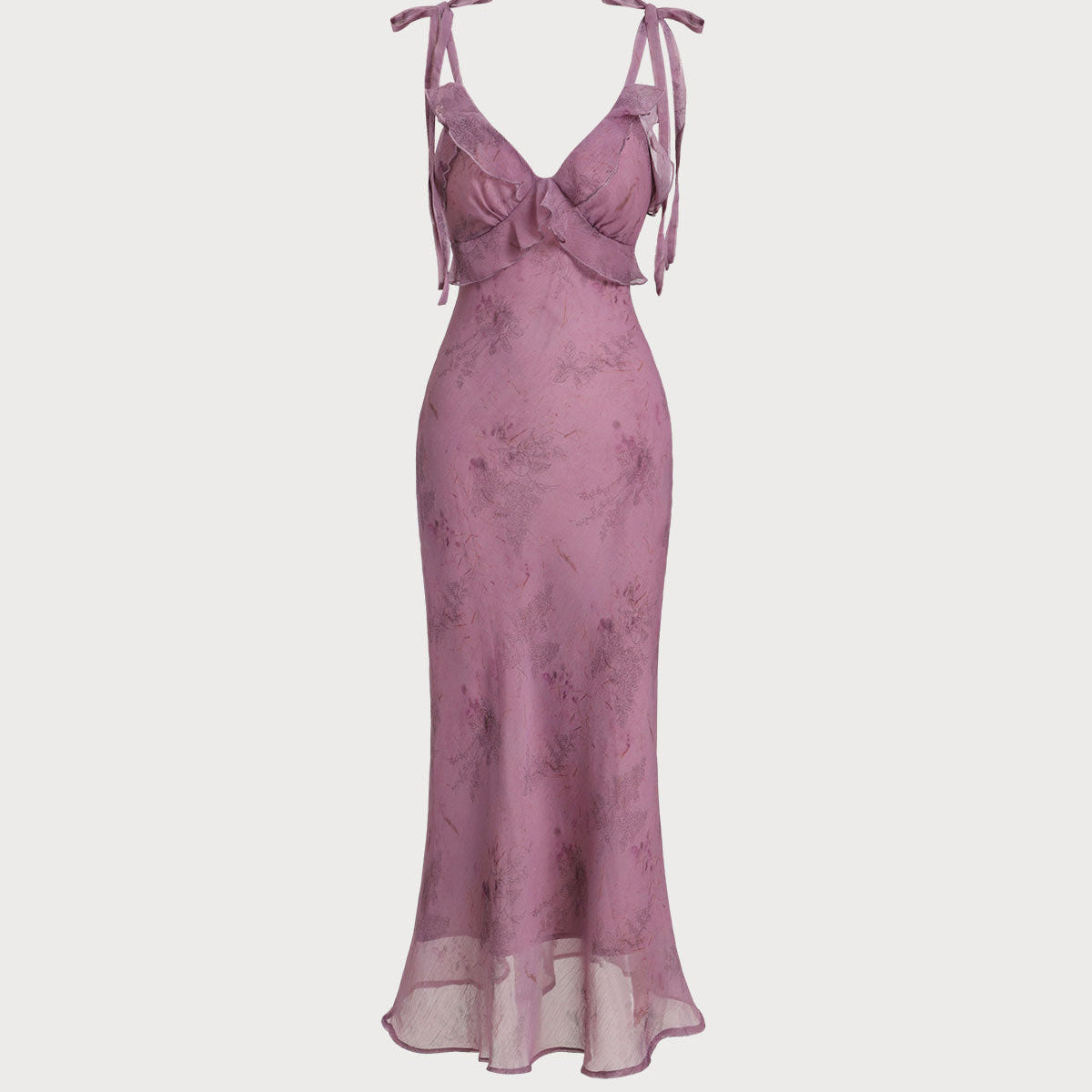 Lilla – Elegantní midi šaty