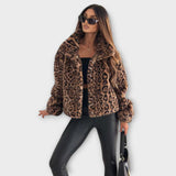Leonor – Elegantní bunda s leopardím vzorem