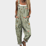 Adeele – Pohodlný potištěný overal s ramínky