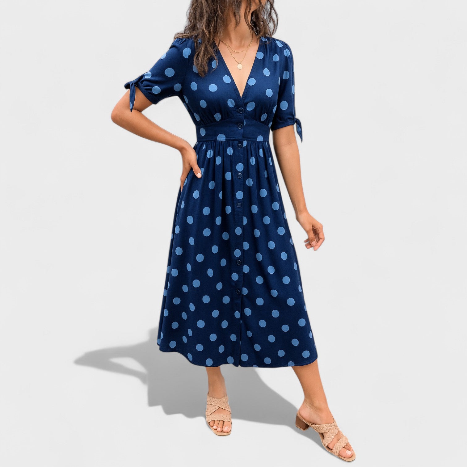 Eva – Elegantní midi šaty