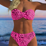 Leila – Sexy plavky s leopardím vzorem