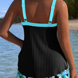 Tankini – Sportovní plavky s výstřihem do V