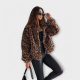 Leonor – Elegantní bunda s leopardím vzorem