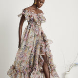 Margaux – Elegantní midi šaty s volány