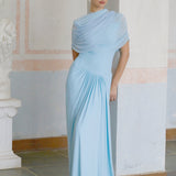 Catherine – Baby modré maxi šaty