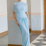 Catherine – Baby modré maxi šaty