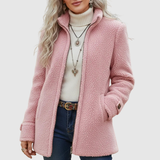 Vanessa™ – Pohodlná sherpa fleecová bunda na zip