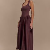 Sharon – Elegantní midi šaty