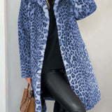 Leia – Elegantní kabát s leopardím vzorem