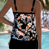Tankini – Stylový výstřih do U
