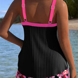 Tankini – Sportovní plavky s výstřihem do V