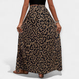 Midi – Elegantní sukně s leopardím vzorem