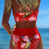 Bikini – Kontrastní květinový model