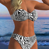 Leila – Sexy plavky s leopardím vzorem