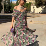 Louise – Elegantní maxi šaty s výstřihem do V