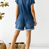 Denim – Stylový krátký overal