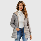 Carina | Elegantne sherpa-voodriga talvemantel