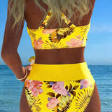 Bikini – Kontrastní květinový model