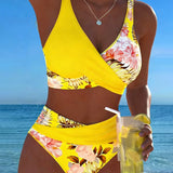 Bikini – Kontrastní květinový model