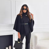 Alinne – Elegantní kabát s mašlí a páskem