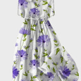 Lavendel – Květinové šaty