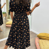 Monica™ – Elegantní puntíkaté šaty
