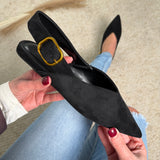 Demi – Elegantní černá nazouvací bota