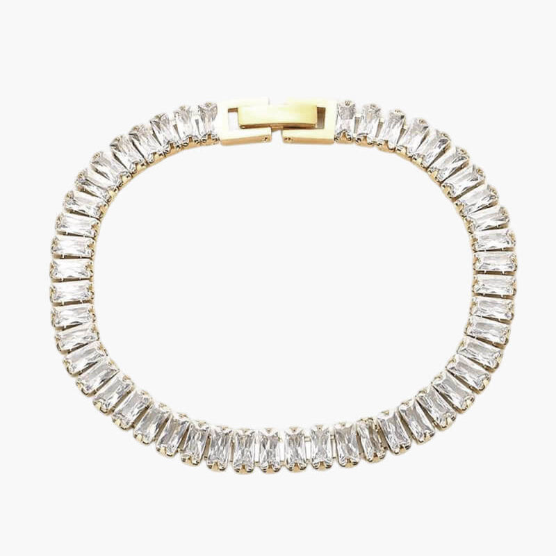 Rivière Baguette – Elegantní náramek