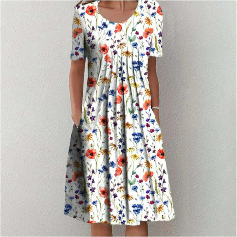 Marta – Elegantní vrstvené midi šaty