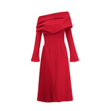 Valentine – Elegantní plisované maxi šaty