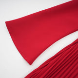 Valentine – Elegantní plisované maxi šaty