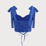Sinine Südametukse – Elegantní top