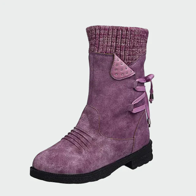 Elegantní – Sametové kotníkové boty
