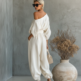 Donna – Elegantní lněný komplet