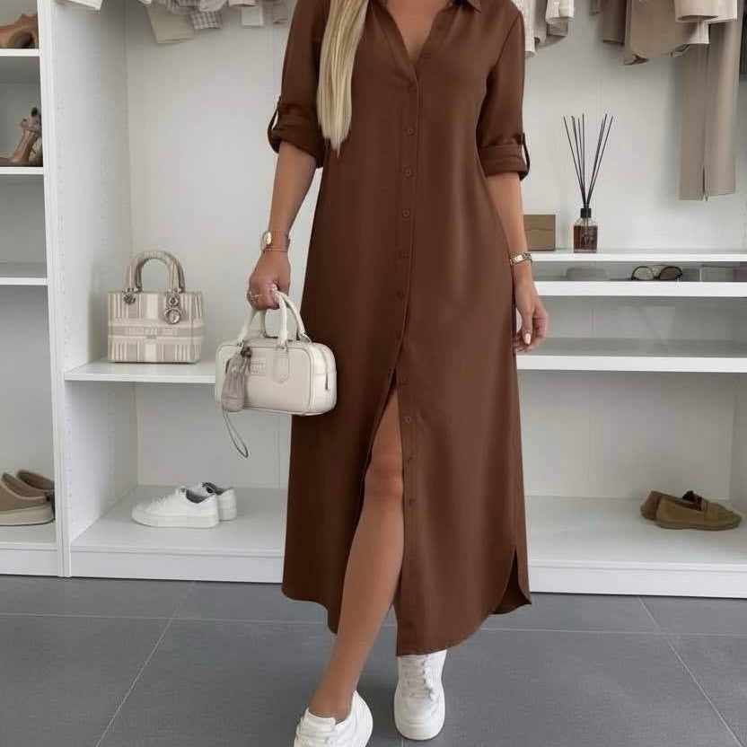 Oversized – Stylové košilové šaty