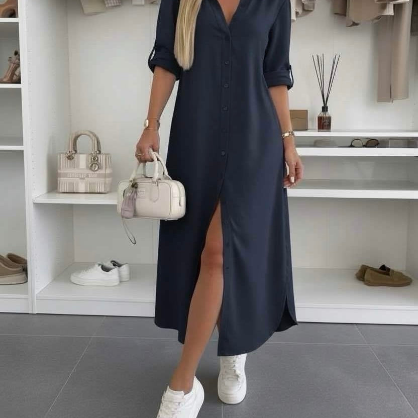 Oversized – Stylové košilové šaty