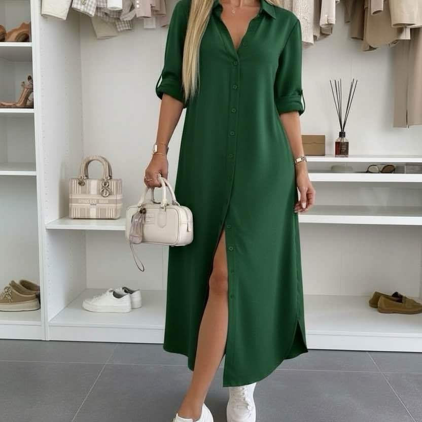 Oversized – Stylové košilové šaty