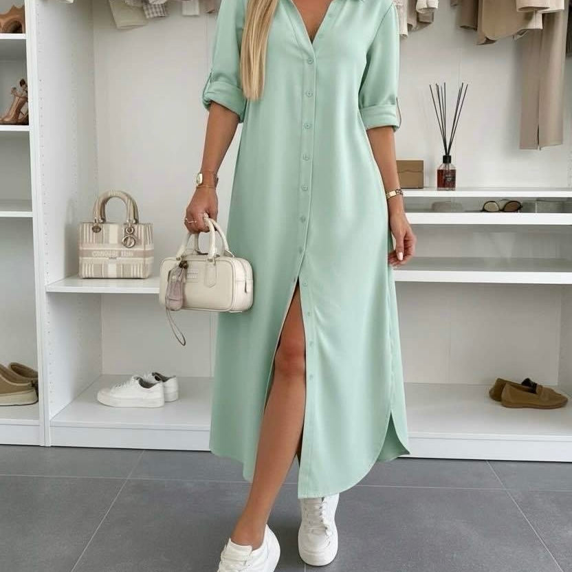 Oversized – Stylové košilové šaty