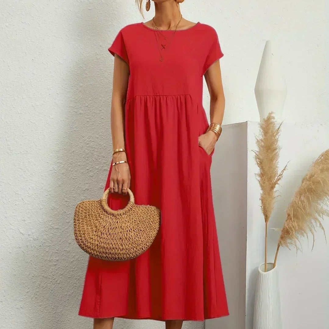 Isabel – Elegantne midi kleit