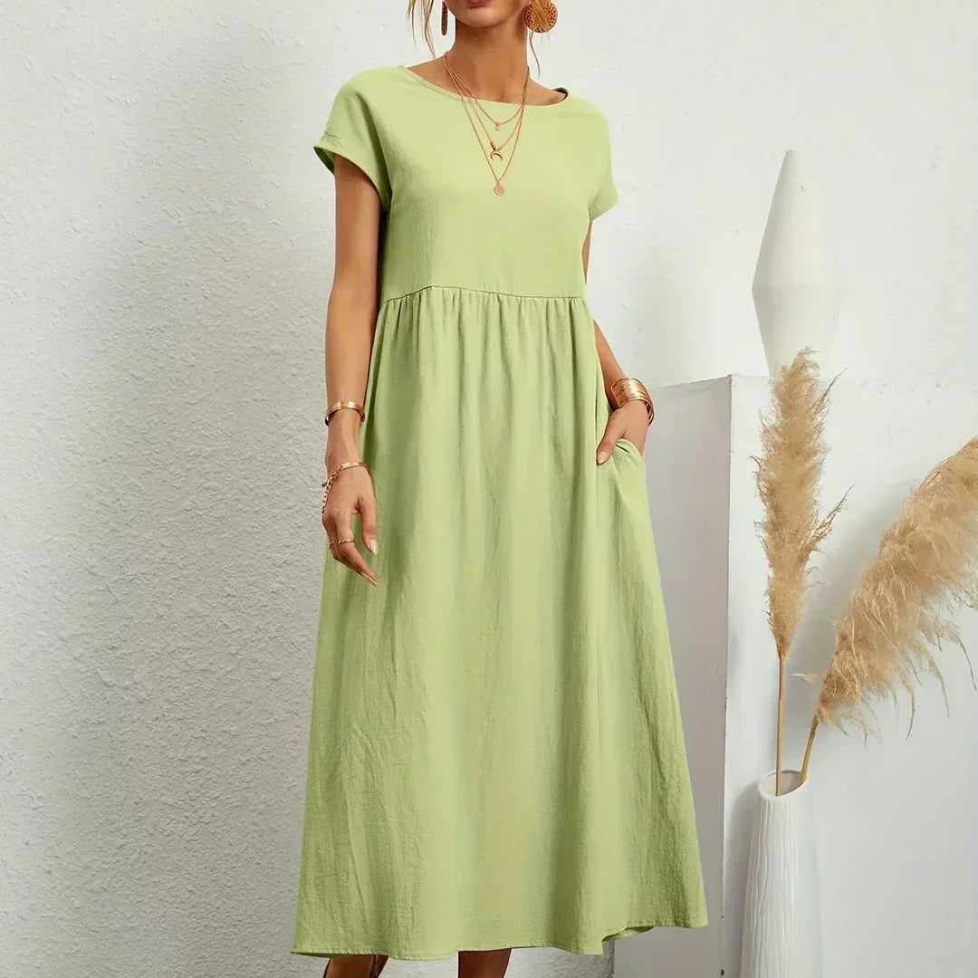 Heike – Voolav midikleidi elegants