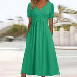 Isadora – Elegantní midi šaty áčkového střihu