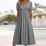 Isadora – Elegantní midi šaty áčkového střihu