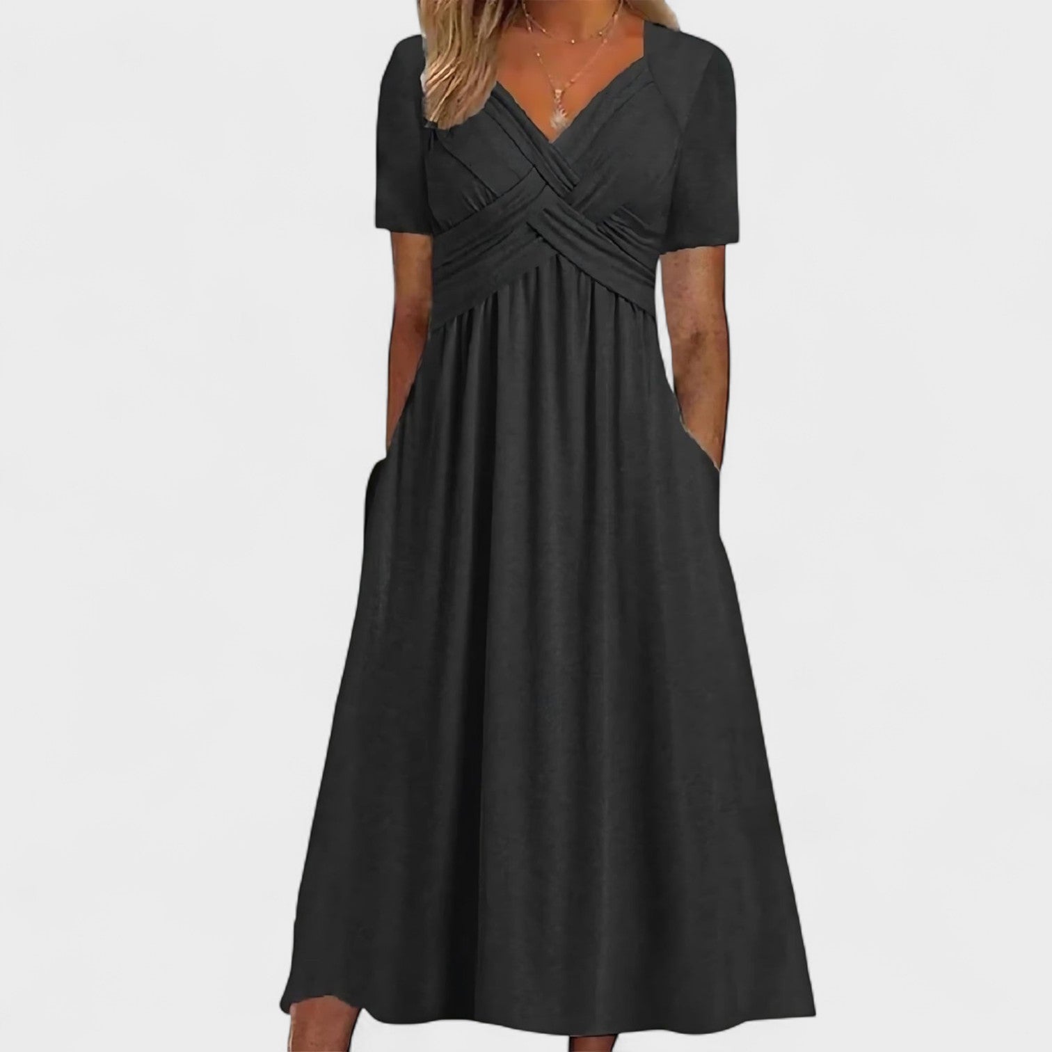 Nora – Minimalistický lněný overal