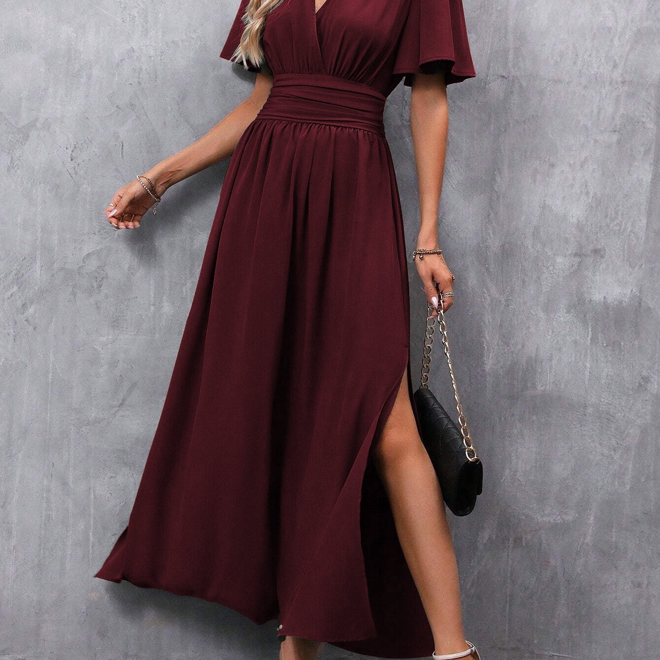 Eterna – Elegantní černé maxi šaty