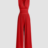 Lina – Elegantne jumpsuit laia säärega