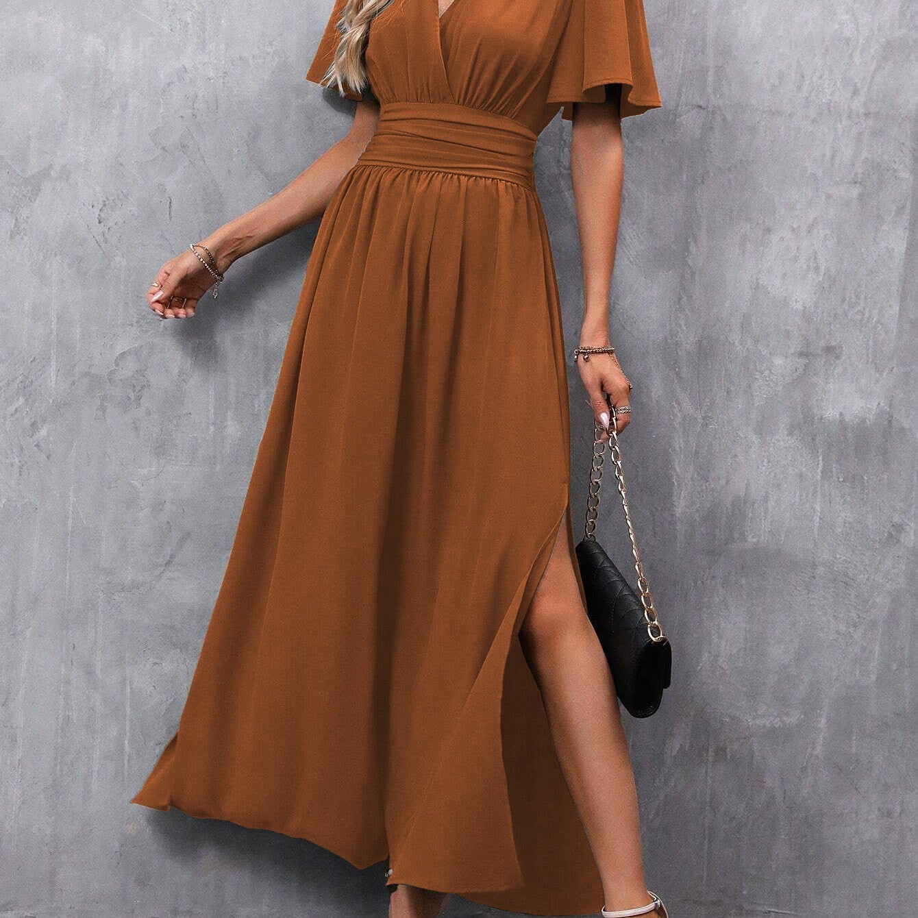 Eterna – Elegantní černé maxi šaty