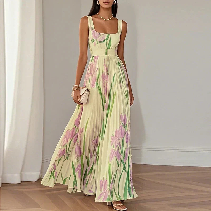 Lyra – Elegantne lillekleit