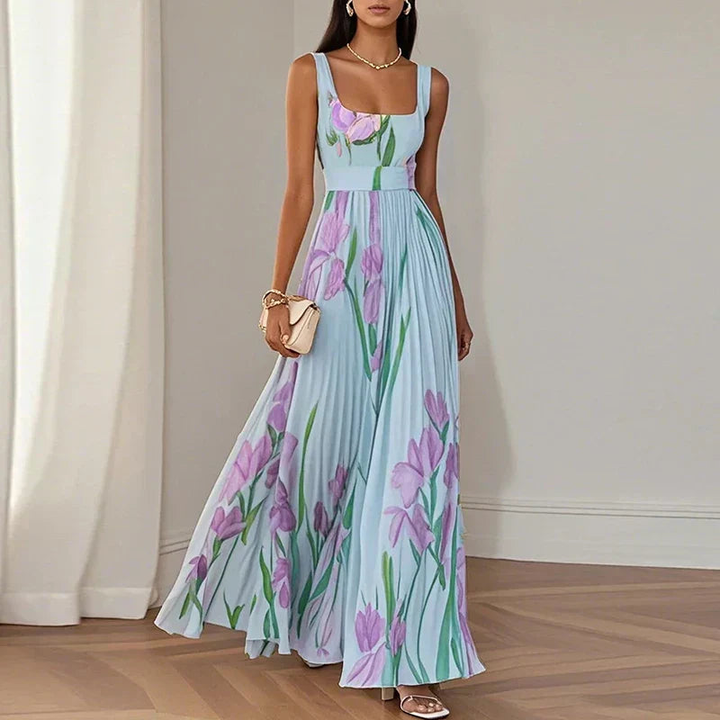 Lyra – Elegantne lillekleit